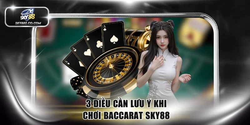 3 điều cần lưu ý khi chơi baccarat Sky88
