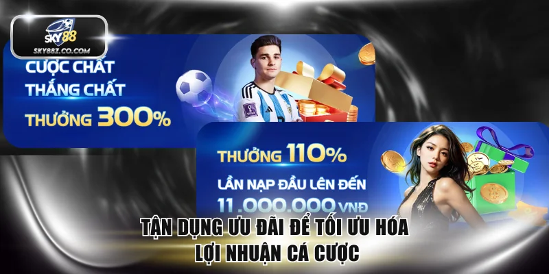 Tận dụng ưu đãi để tối ưu hóa lợi nhuận cá cược